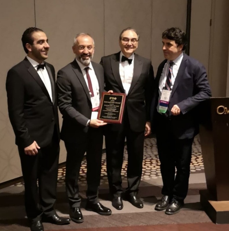 Tıp Fakültesi Öğretim Üyemiz Prof. Dr. M. Mahir ÖZMEN'e Uluslararası Ödül