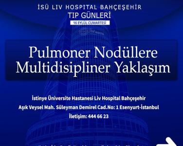  Pulmoner Nodüllere Multidisipliner Yaklaşım etkinliğimizi Bahçeşehir Hastanemizde gerçekleştirdik.